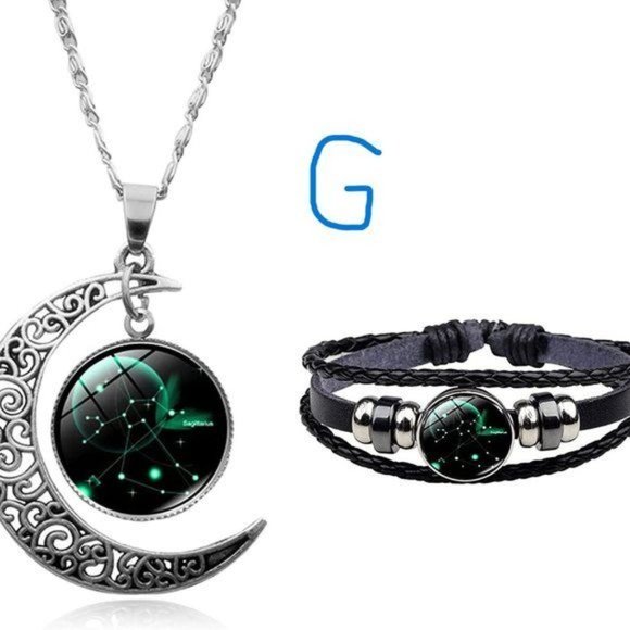 New 12 Zodiac Constellation Necklace & Constellations Beaded Hand Woven … - Picture 7 of 13